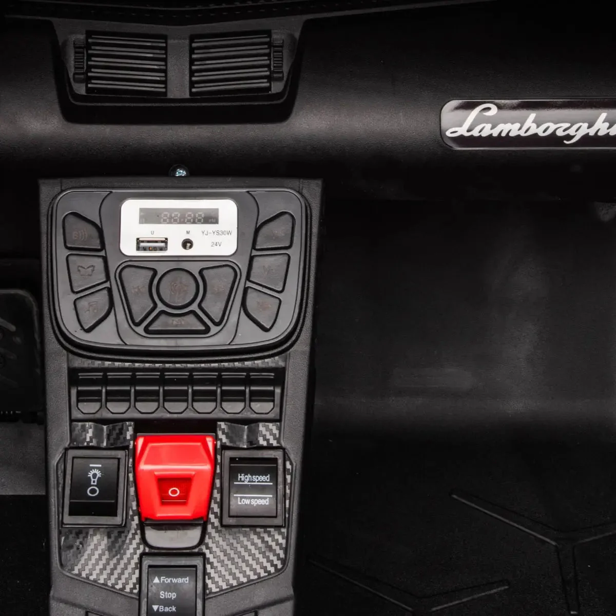 24V Lamborghini Aventador 2 Seater Ride On Car for Kids: Advanced Brushless Motor & Differential for High-Octane Fun - Image 32