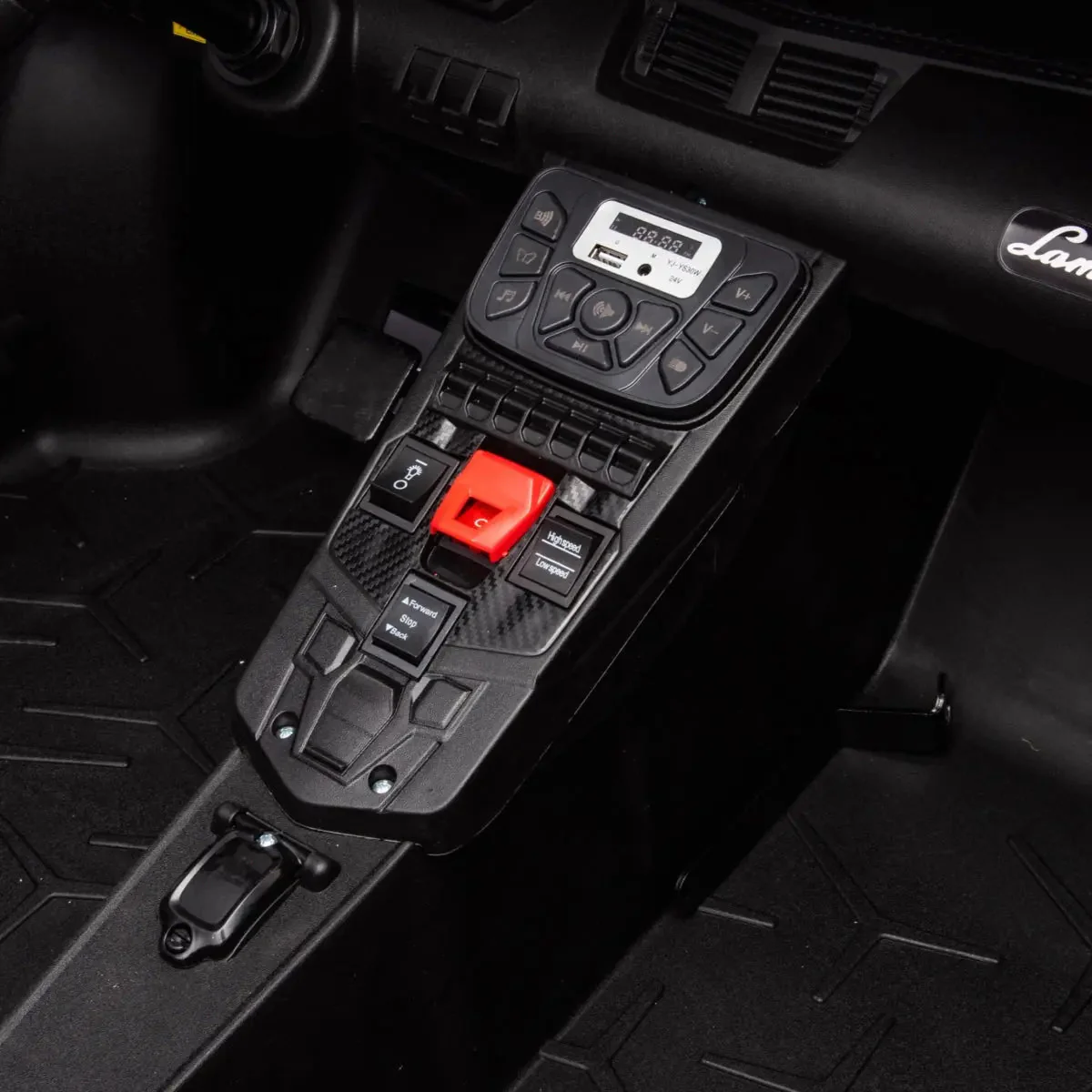 24V Lamborghini Aventador 2 Seater Ride On Car for Kids: Advanced Brushless Motor & Differential for High-Octane Fun - Image 41
