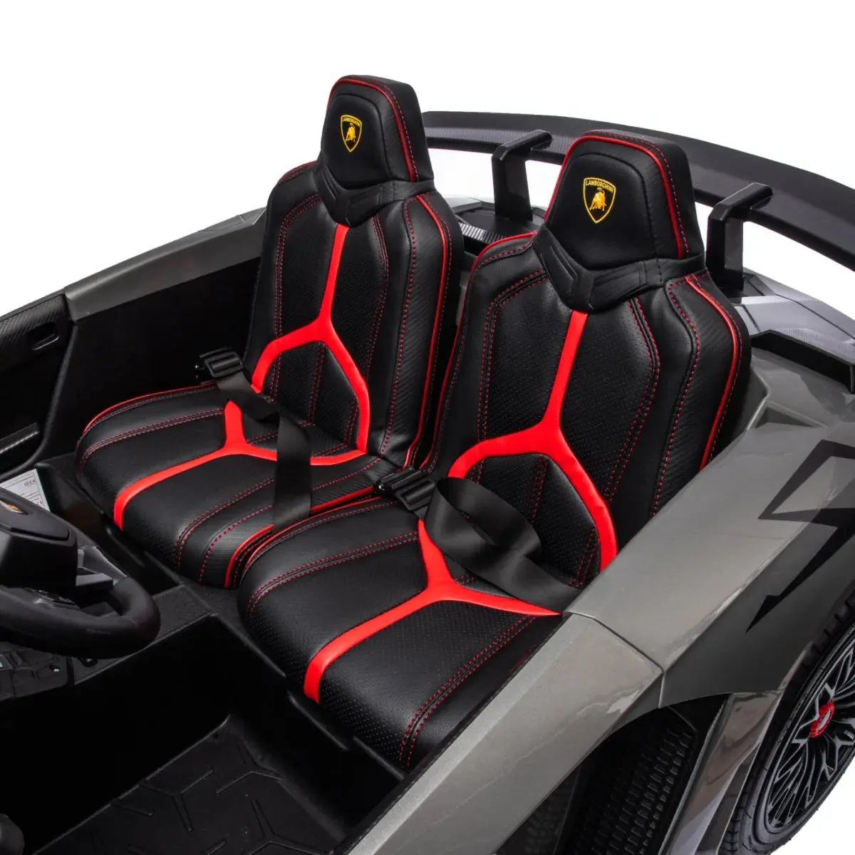 24V Lamborghini Aventador 2 Seater Ride On Car for Kids: Advanced Brushless Motor & Differential for High-Octane Fun - Image 50