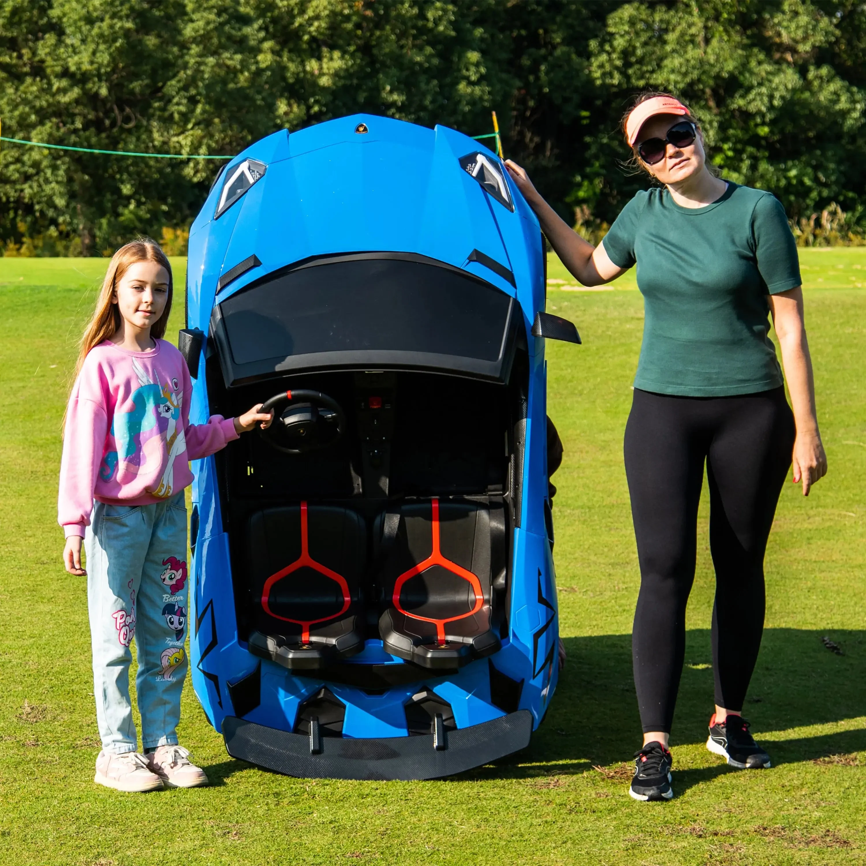 24V Lamborghini Aventador 2 Seater Ride On Car for Kids: Advanced Brushless Motor & Differential for High-Octane Fun - Image 7