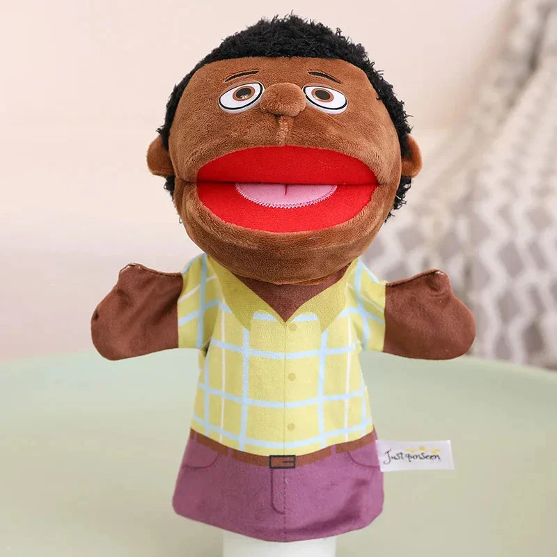 28-33cm Kids Plush Finger & Hand Puppet Popular Activity Boy Girl Role Play Bedtime Story Props Family Role Playing Toys Doll - Image 10