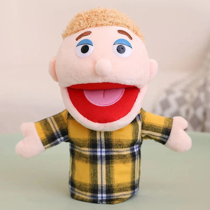 28-33cm Kids Plush Finger & Hand Puppet Popular Activity Boy Girl Role Play Bedtime Story Props Family Role Playing Toys Doll - Image 12