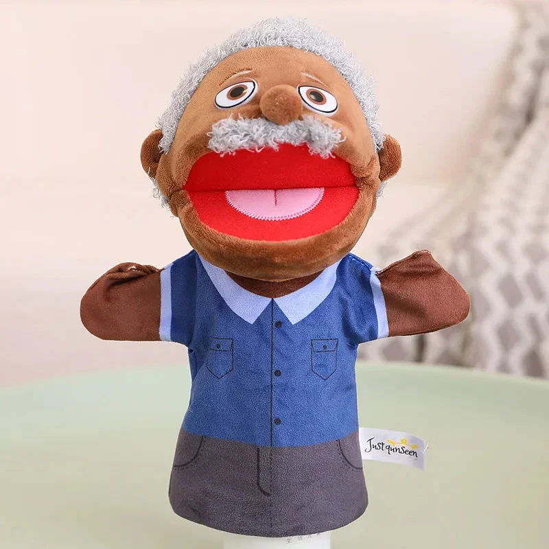 28-33cm Kids Plush Finger & Hand Puppet Popular Activity Boy Girl Role Play Bedtime Story Props Family Role Playing Toys Doll - Image 15