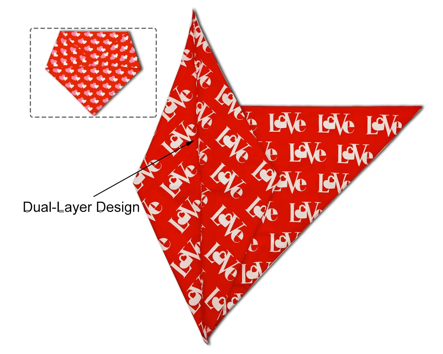 2PCS Christmas Dog Bandanas – Red and Green Plaid with Tassels - Image 40