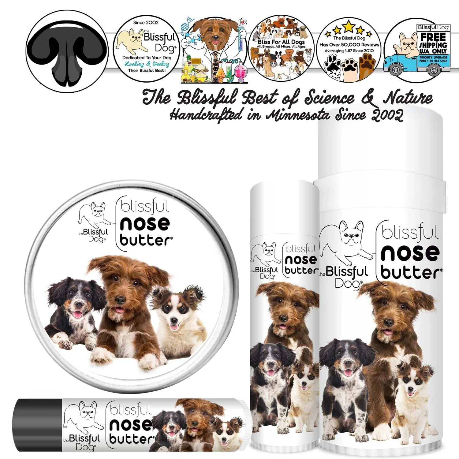 3 Cute Puppies Nose Butter - Image 2