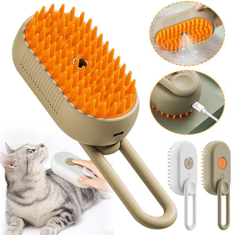 3 In 1 Electric Spray Cat Steam Brush - Image 2