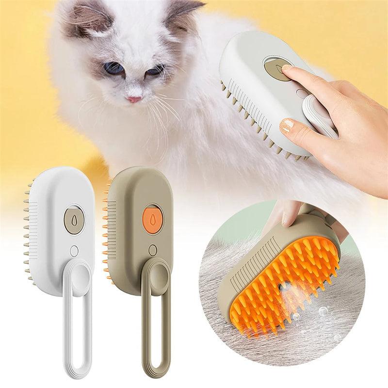 3 In 1 Electric Spray Cat Steam Brush - Image 3