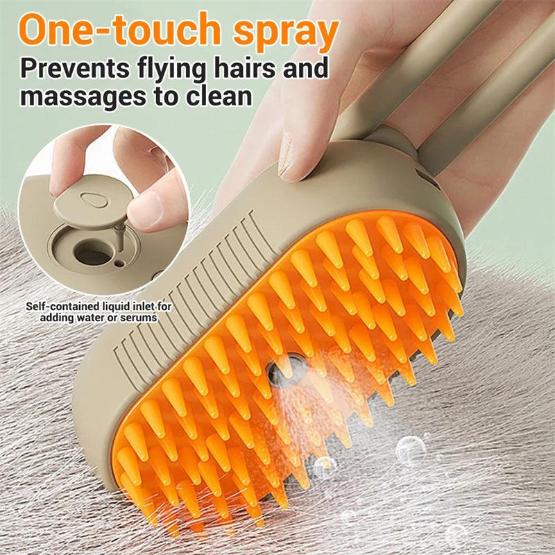 3 In 1 Electric Spray Cat Steam Brush - Image 5