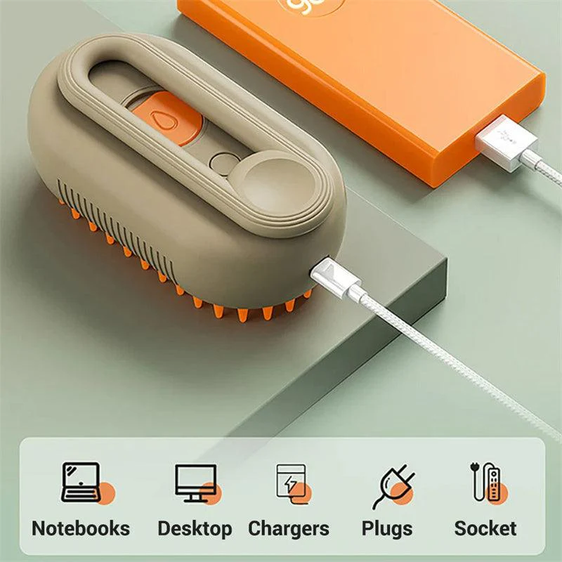 3 In 1 Electric Spray Cat Steam Brush - Image 6