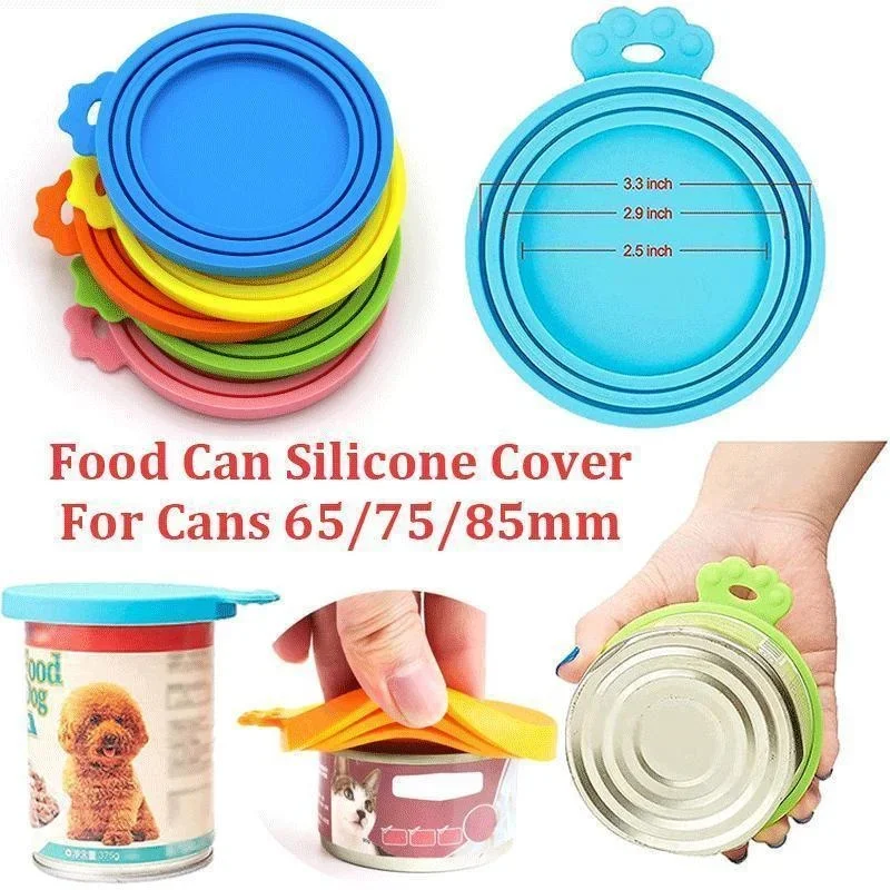 3-in-1 Pet Food Can Silicone Cover - Image 3
