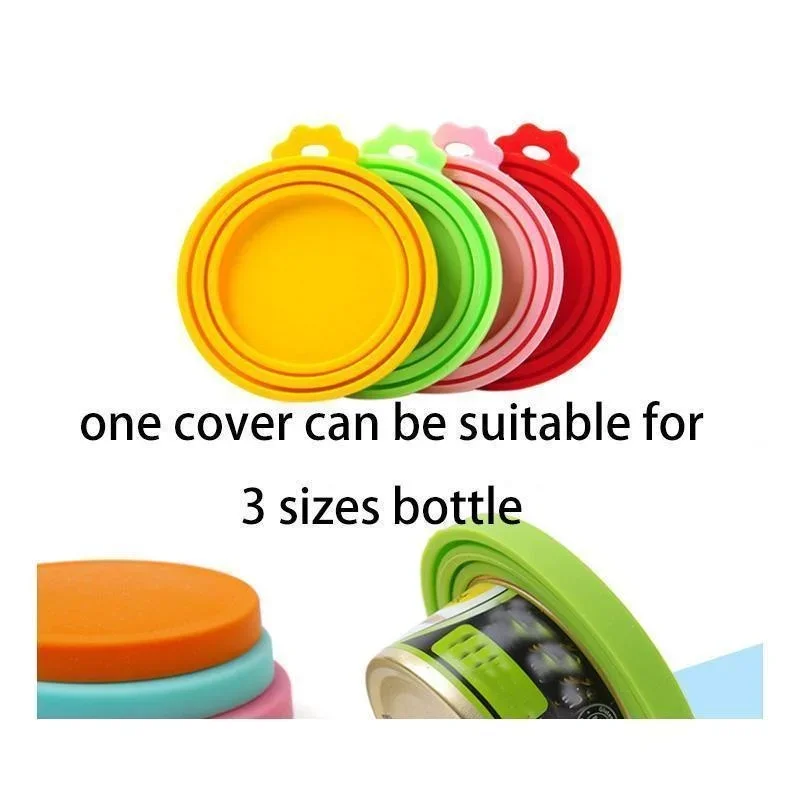 3-in-1 Pet Food Can Silicone Cover - Image 4