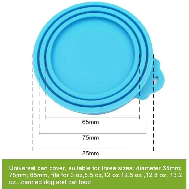 3-in-1 Pet Food Can Silicone Cover - Image 7
