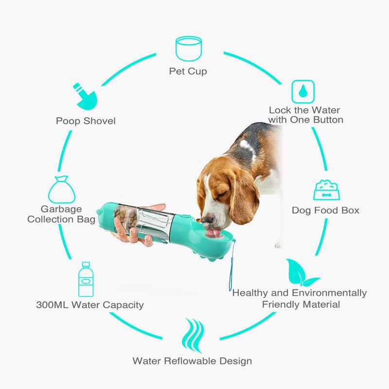 3-in-1 Pet Travel Water Bottle Feeder - Image 4