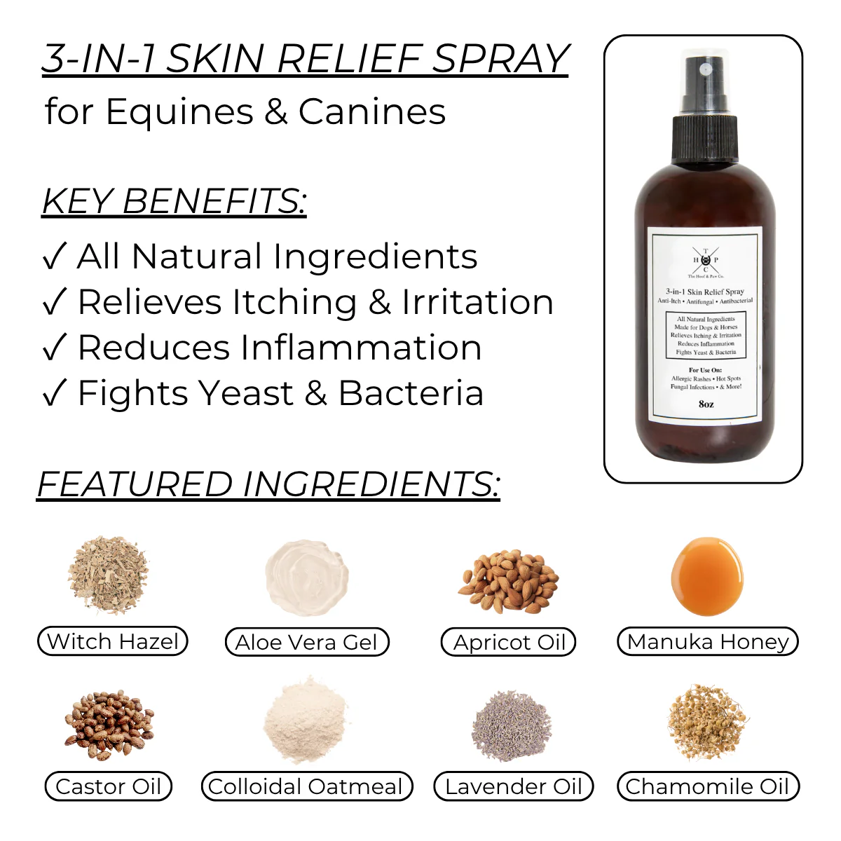 3-in-1 Skin Relief Spray for Dogs & Horses - Image 2