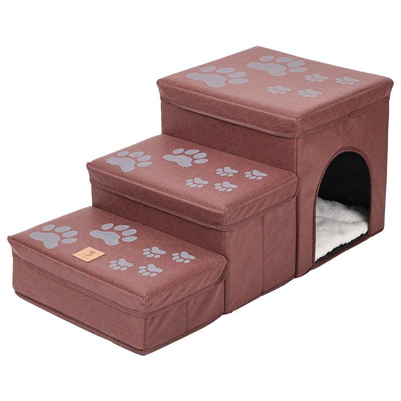 3 Steps Stairs Multifunctional Dog House - Image 9