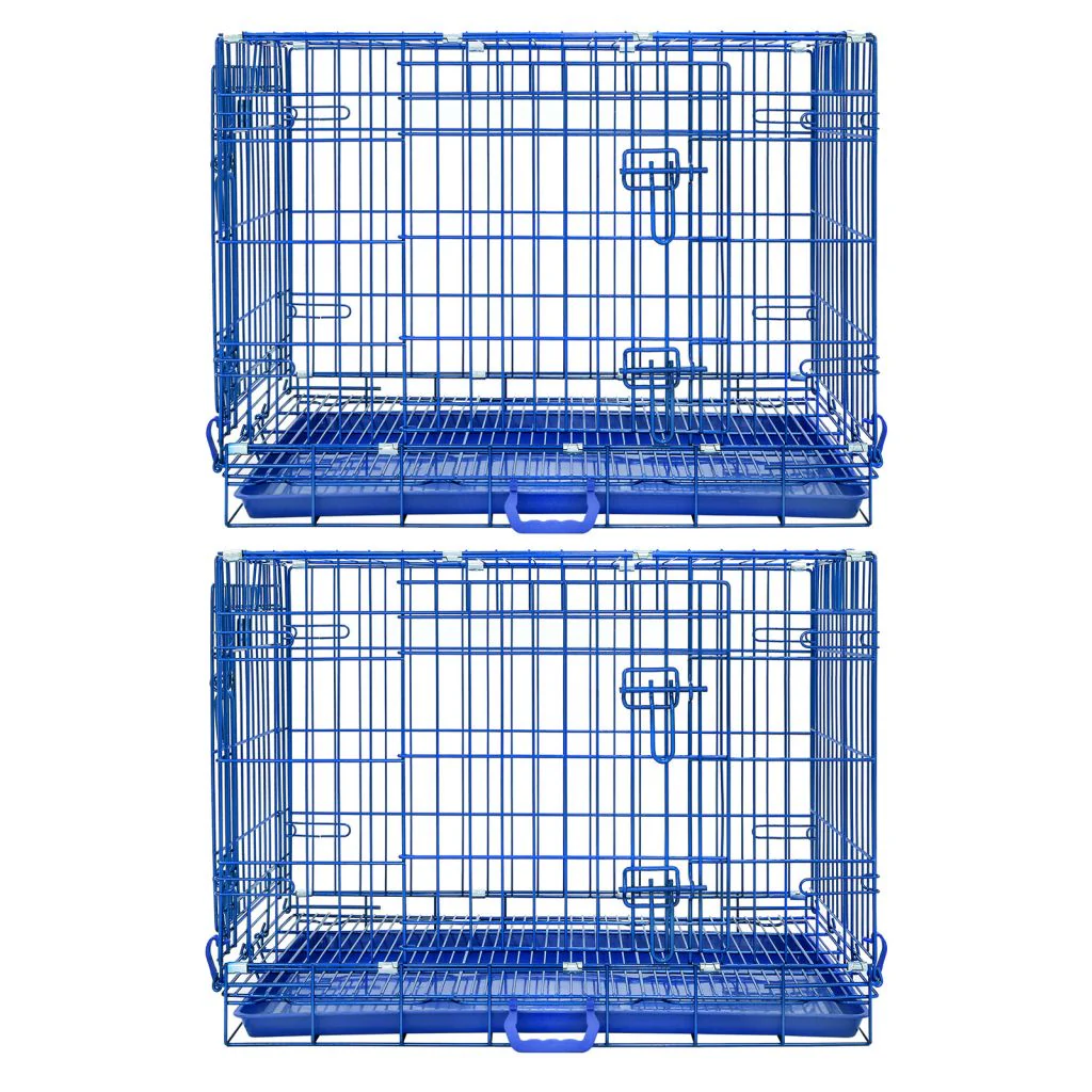30" Collapsible Blue Dog Crate BLU30 - Image 11