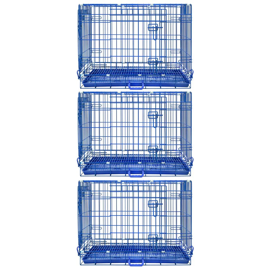 30" Collapsible Blue Dog Crate BLU30 - Image 12