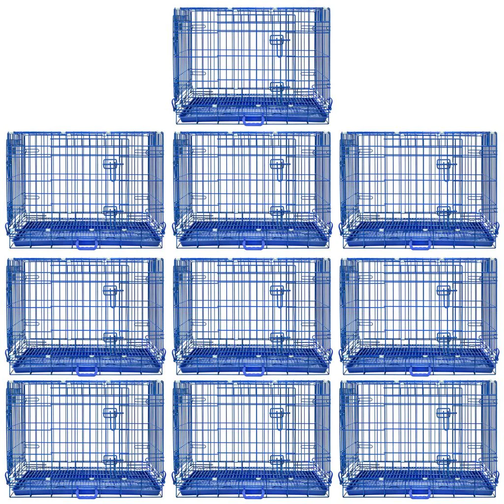 30" Collapsible Blue Dog Crate BLU30 - Image 16