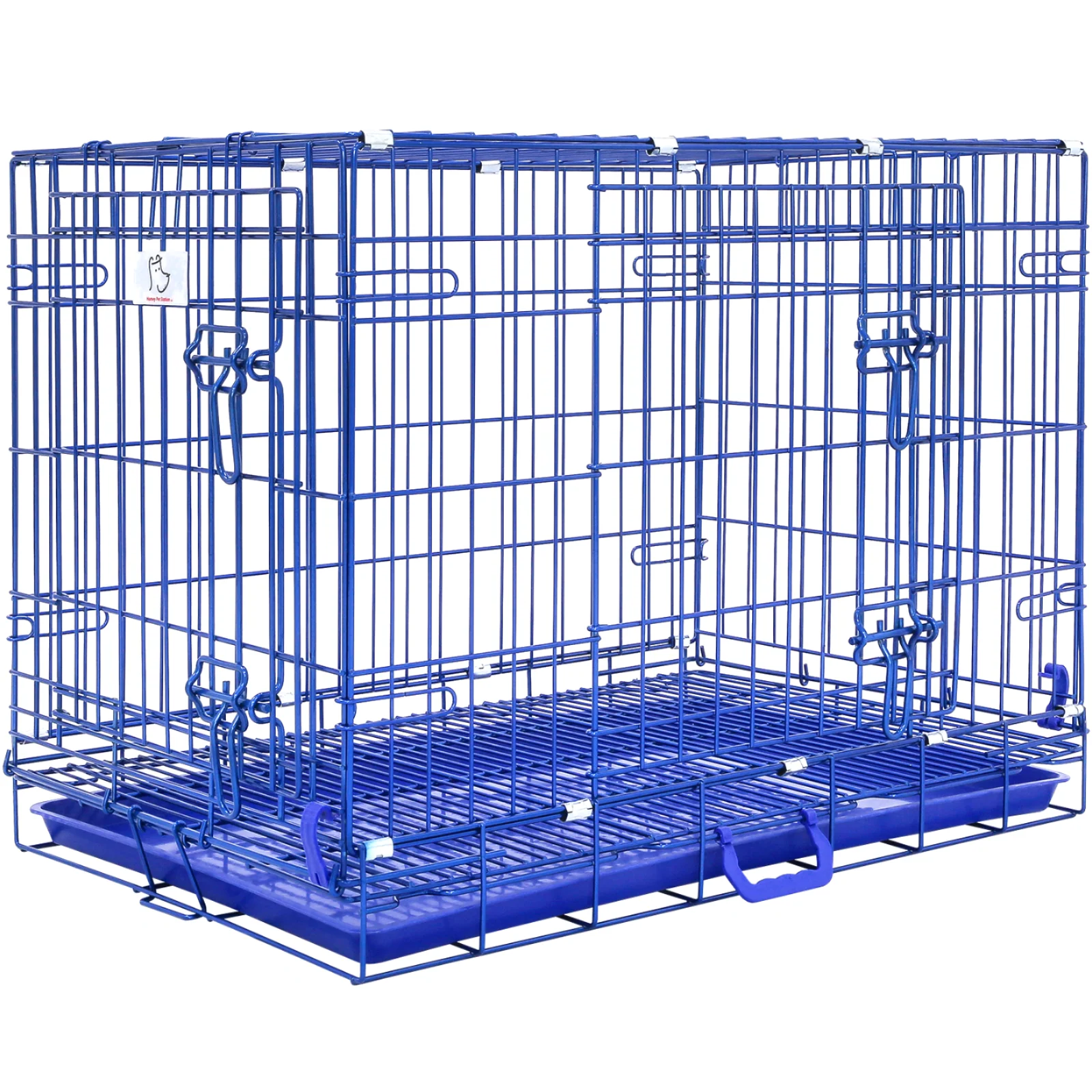 30" Collapsible Blue Dog Crate BLU30 - Image 2