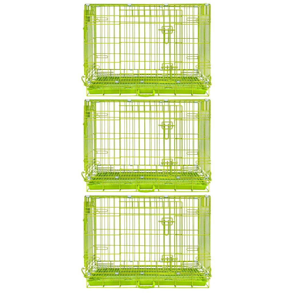 30" Collapsible Green Dog Crate GRN30 - Image 12