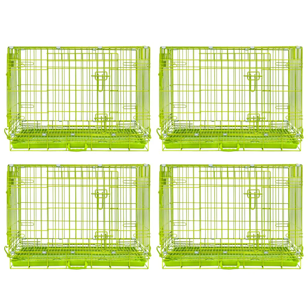 30" Collapsible Green Dog Crate GRN30 - Image 13