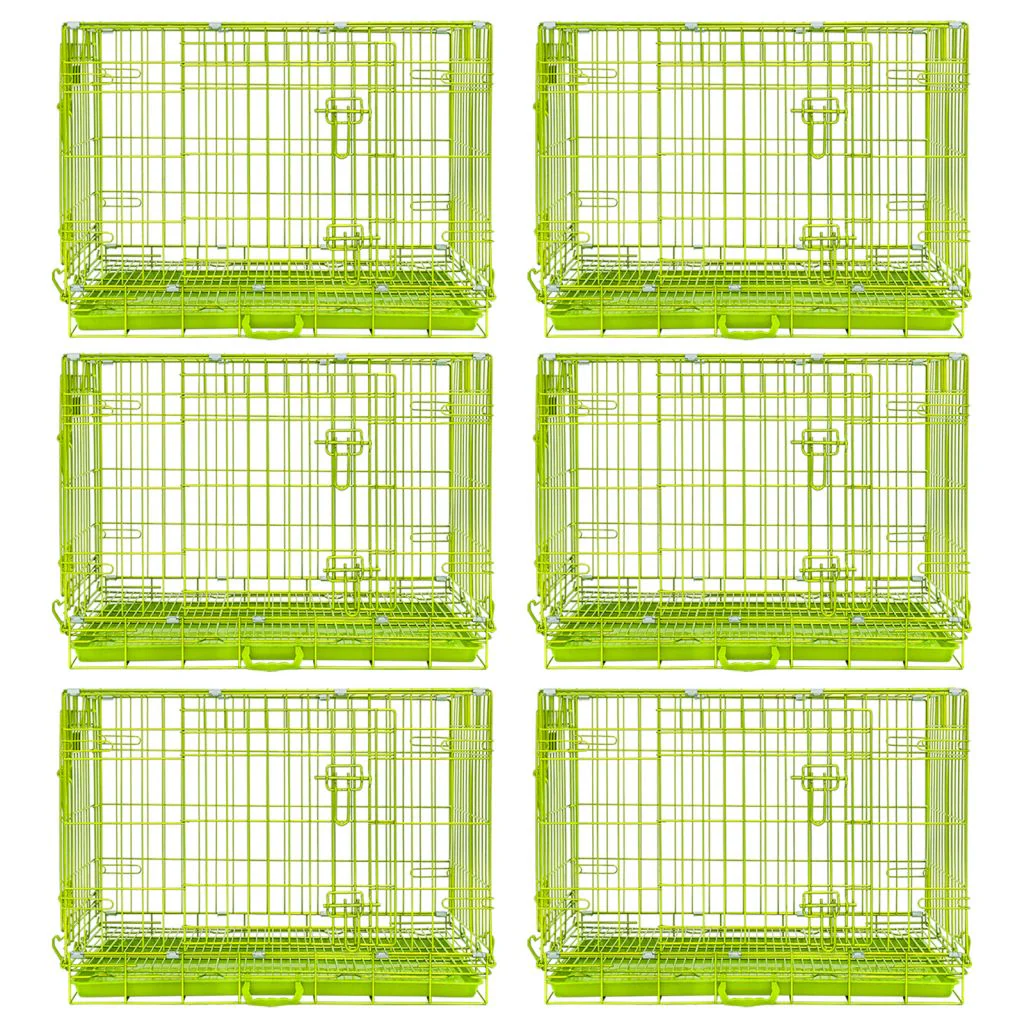 30" Collapsible Green Dog Crate GRN30 - Image 14