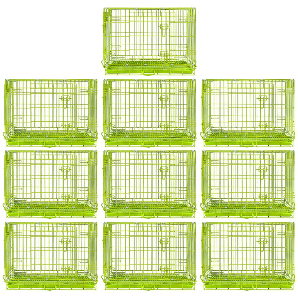 30" Collapsible Green Dog Crate GRN30 - Image 16