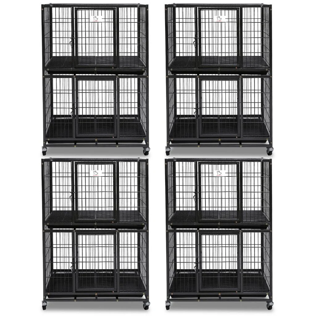 31" Two-Tier Dog Crate 46A - Image 9