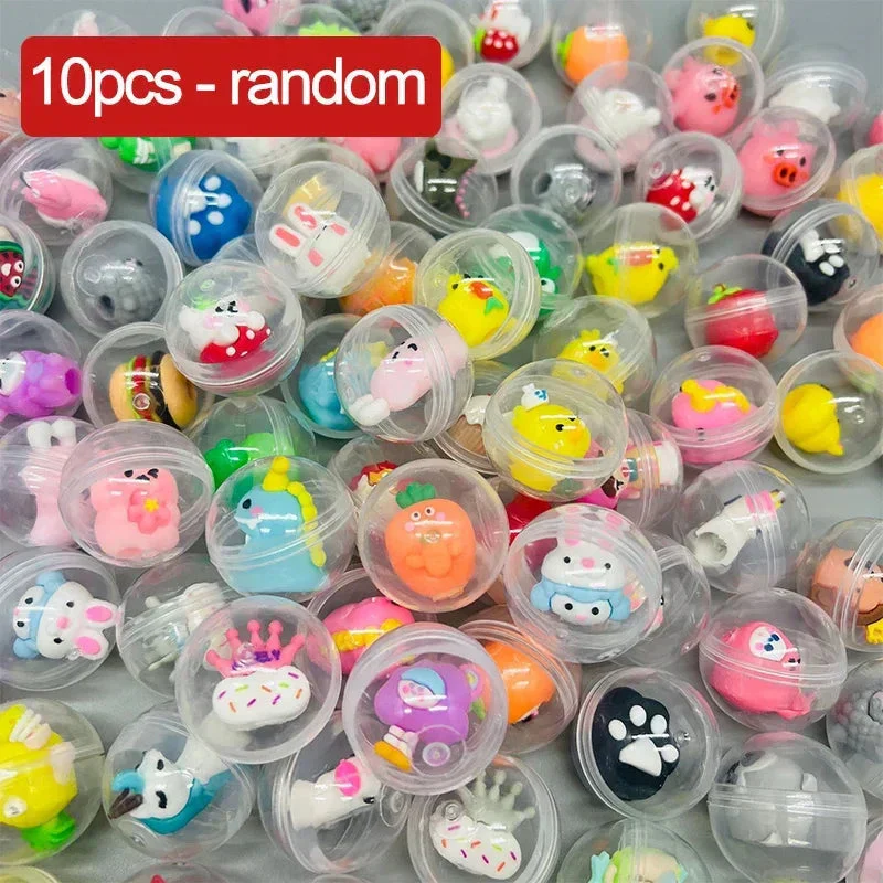 32mm Transparent Twisted Egg for Mini Claw Machine Toys Accessories Cute Animal Plush Dolls Doll Kids Arcade Crane Machine Gift - Image 10