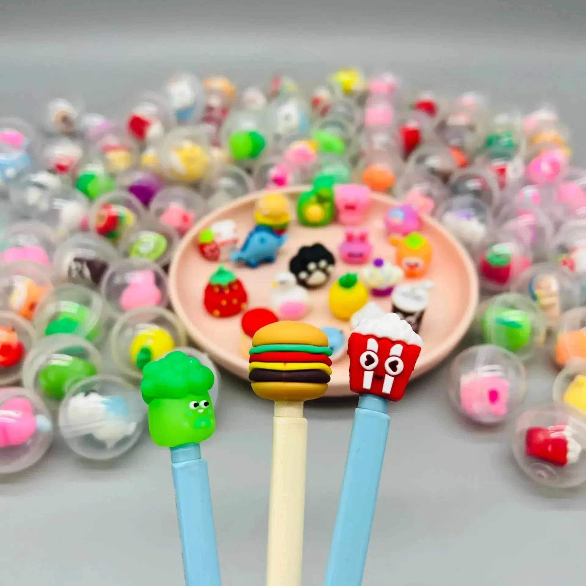 32mm Transparent Twisted Egg for Mini Claw Machine Toys Accessories Cute Animal Plush Dolls Doll Kids Arcade Crane Machine Gift - Image 3