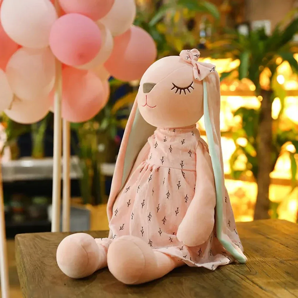 35cm Cute Bunny Plush Toy – Soothing Sleeping Rabbit Doll for Kids - Image 2