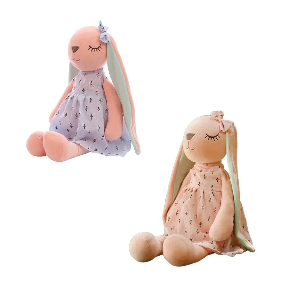 35cm Cute Bunny Plush Toy – Soothing Sleeping Rabbit Doll for Kids - Image 4