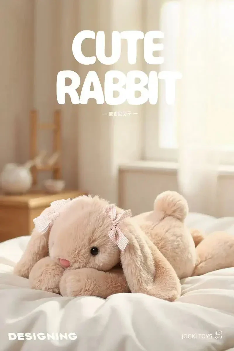 35cm Shy Rabbit Plush Toy – Cute Cartoon Stuffed Doll Pillow Gift - Image 4