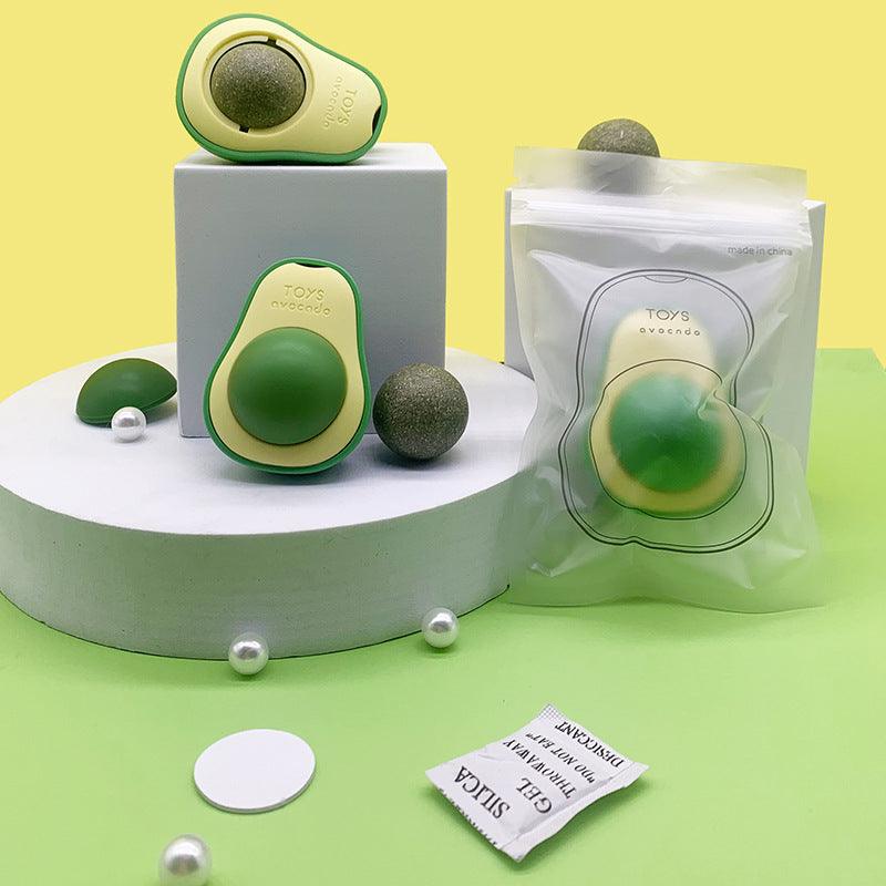 360 Rotating Avocado Catnip Toy - Image 3
