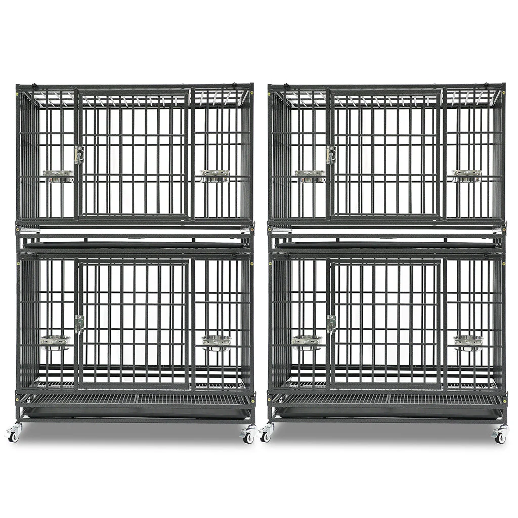 37" Stackable Heavy Duty Dog Crate 371D03 - Image 11
