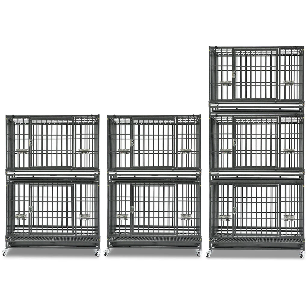 37" Stackable Heavy Duty Dog Crate 371D03 - Image 14