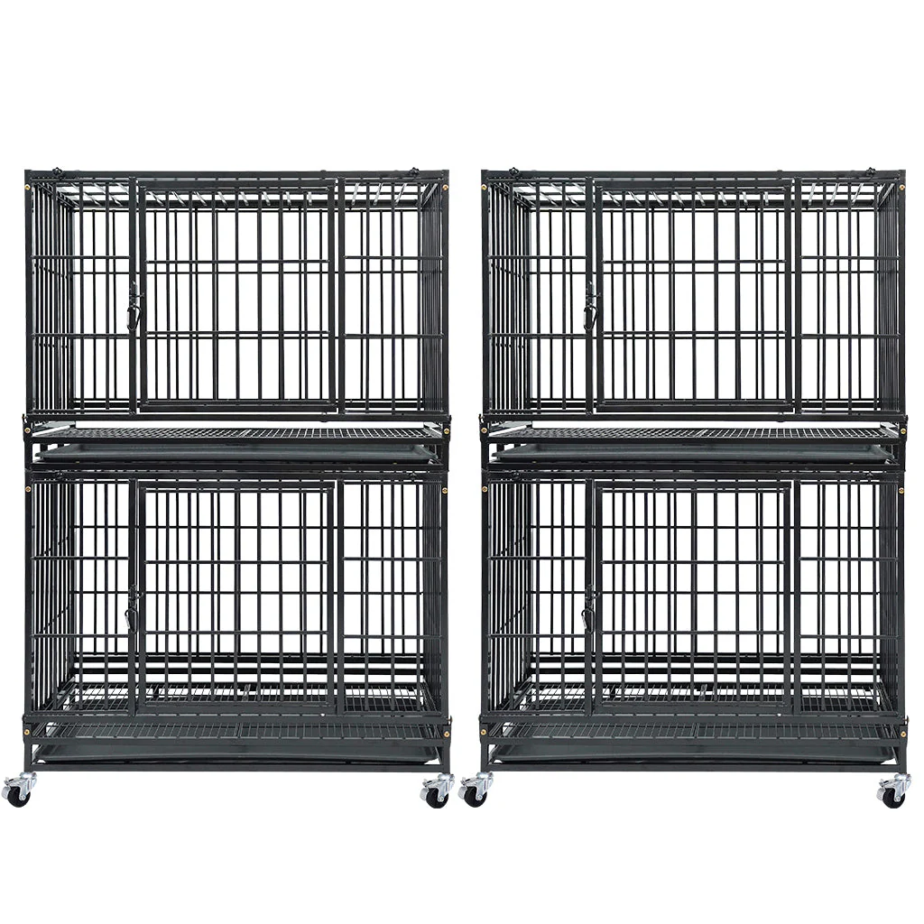 37" Stackable Heavy Duty Dog Kennel 371D04 - Image 12