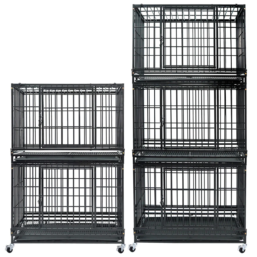 37" Stackable Heavy Duty Dog Kennel 371D04 - Image 17