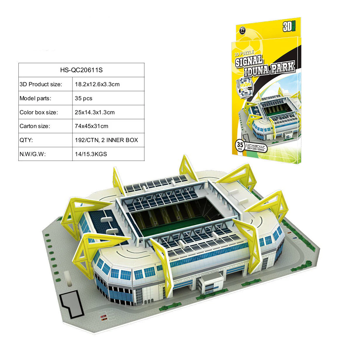 3D Puzzle Football Field Model - Image 20