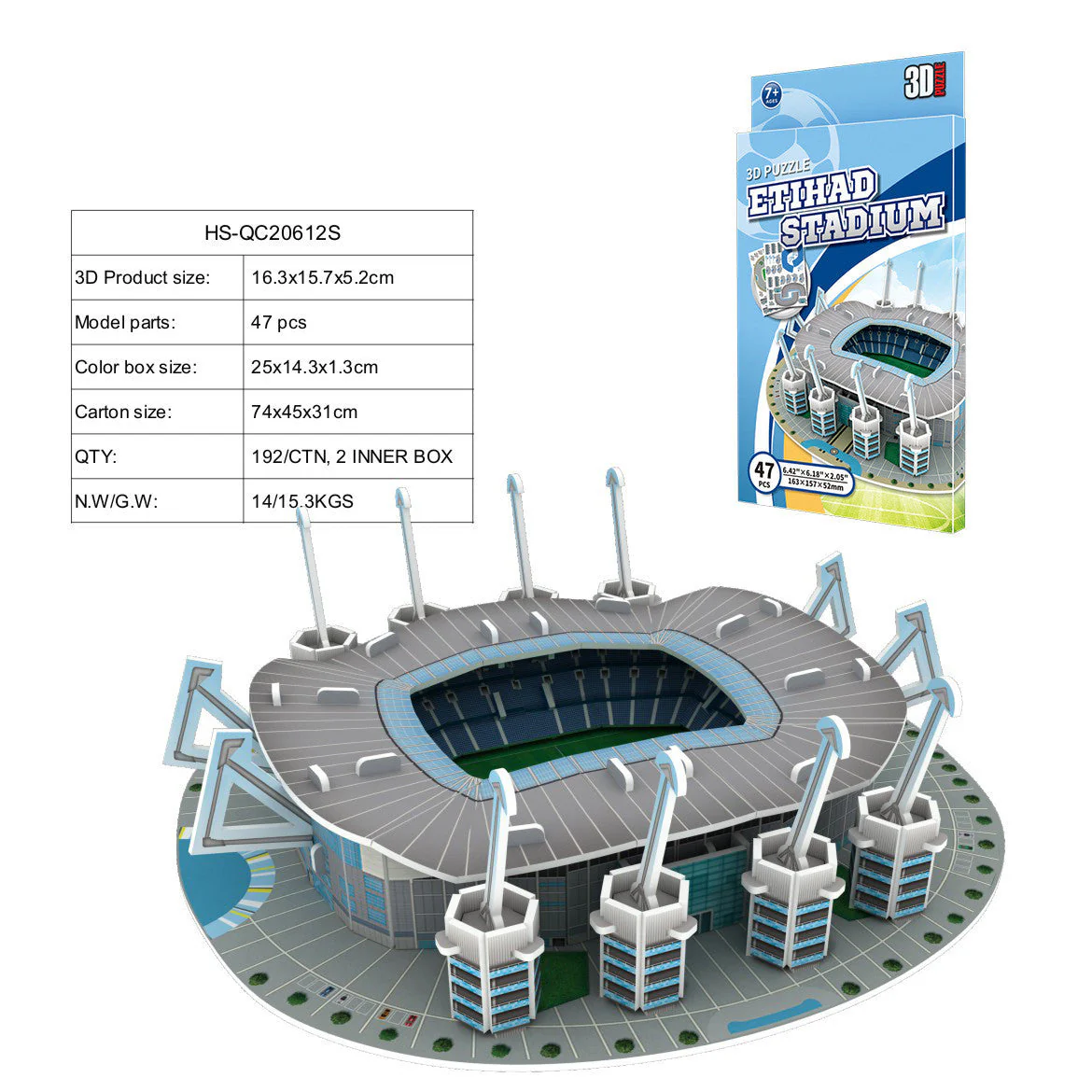 3D Puzzle Football Field Model - Image 21