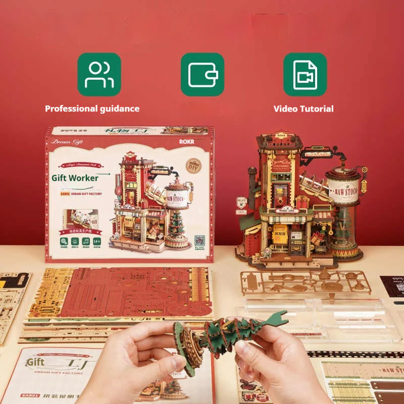 3D Puzzle Wooden Assembly Block Toy - Image 2