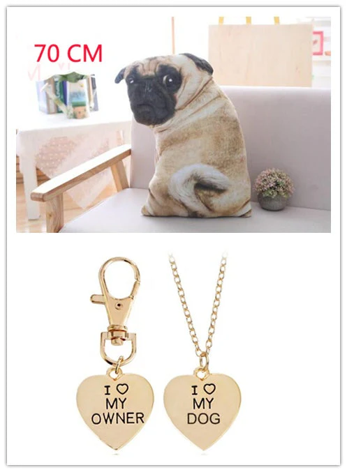3D Simulation Belldog Plush Toy Pillow Real Life Doll Funny Pug Dog Doll Nap Pillow Lying Prone Soft Sofa Pillow - Image 6