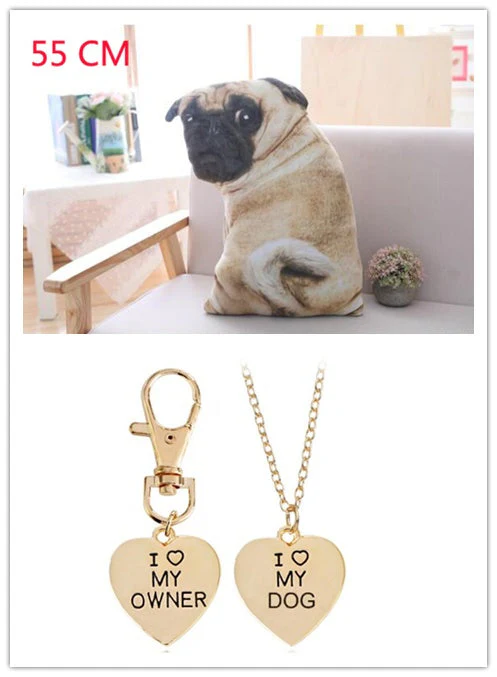 3D Simulation Belldog Plush Toy Pillow Real Life Doll Funny Pug Dog Doll Nap Pillow Lying Prone Soft Sofa Pillow - Image 8