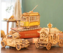 3d Three-dimensional Puzzle Model  Wooden Assembly Decompression Diy Handmade Toy - Image 2