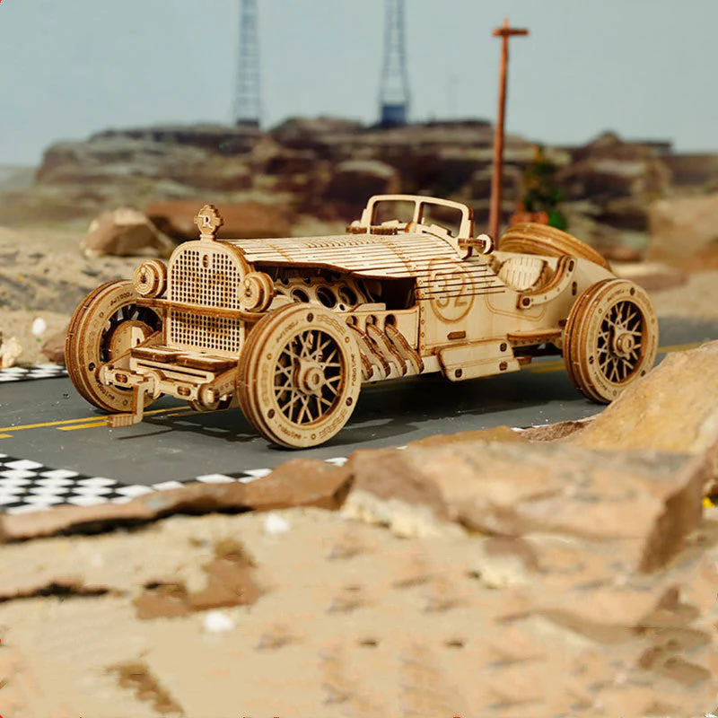 3D Wooden Puzzle Train Model DIY Wooden Train Toy Mechanical Train Model Kit Assembly Model Home Decoration Crafts - Image 11