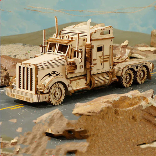 3D Wooden Puzzle Train Model DIY Wooden Train Toy Mechanical Train Model Kit Assembly Model Home Decoration Crafts - Image 19