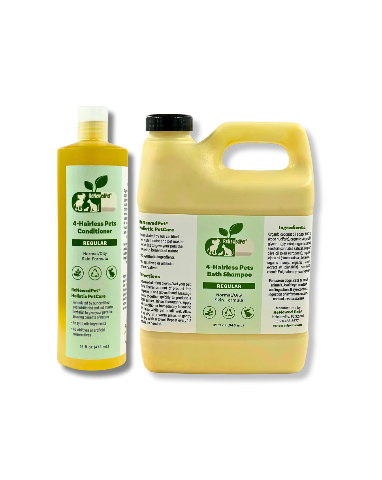 4-HAIRLESS PETS PETS REGULAR SHAMPOO & CONDITIONER - Image 4