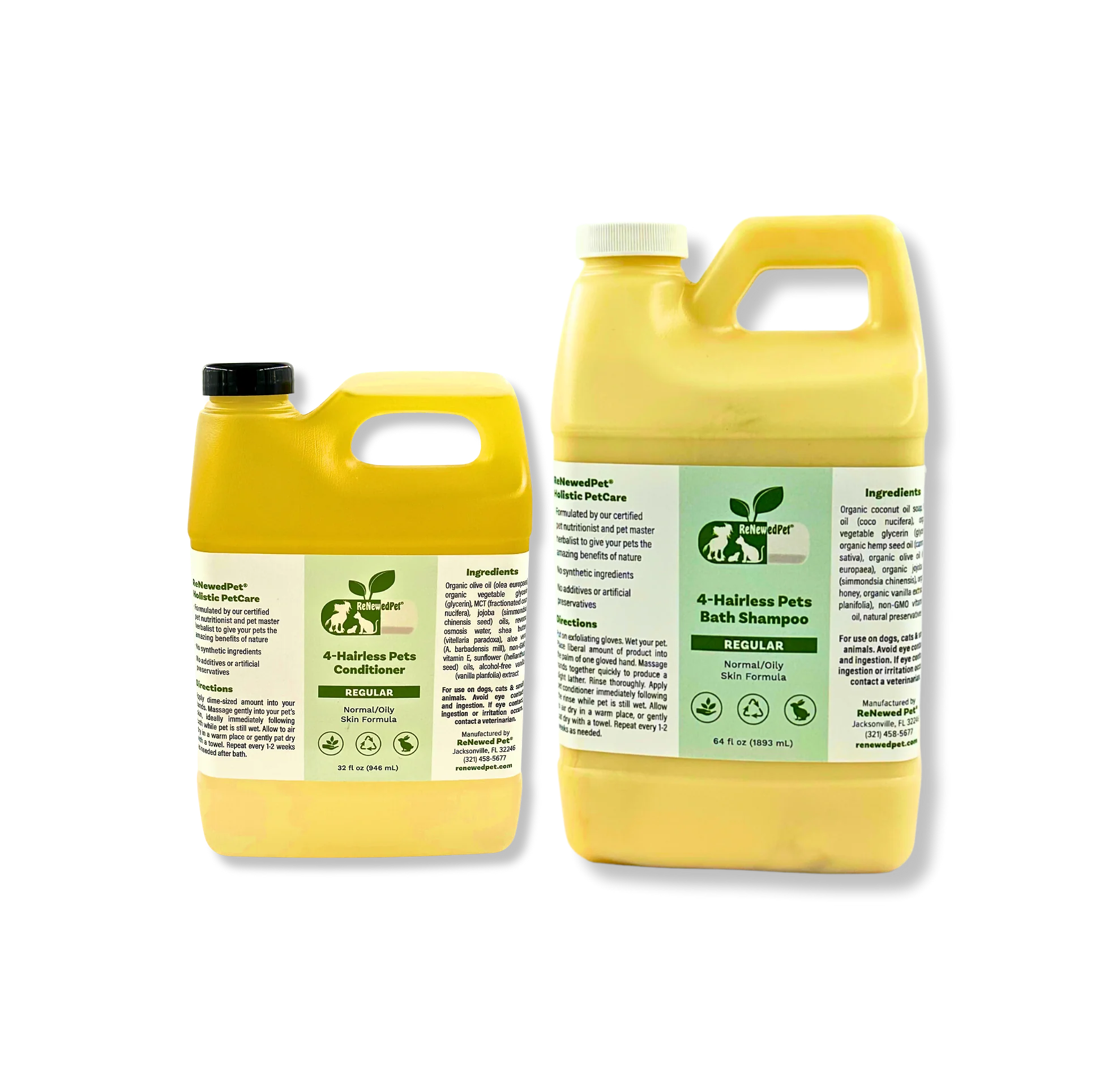 4-HAIRLESS PETS PETS REGULAR SHAMPOO & CONDITIONER - Image 5