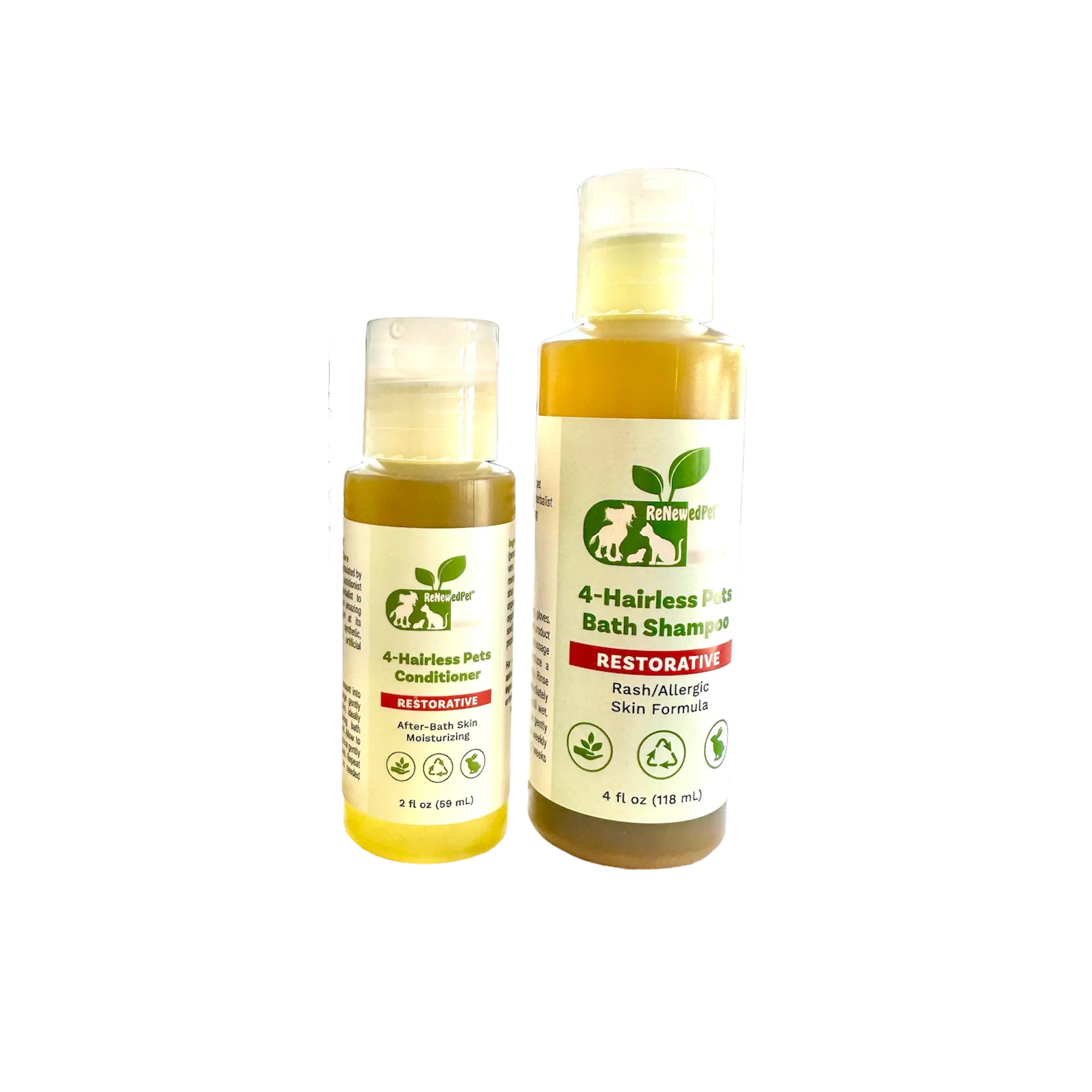 4-HAIRLESS PETS RESTORATIVE SHAMPOO & CONDITIONER - Image 2