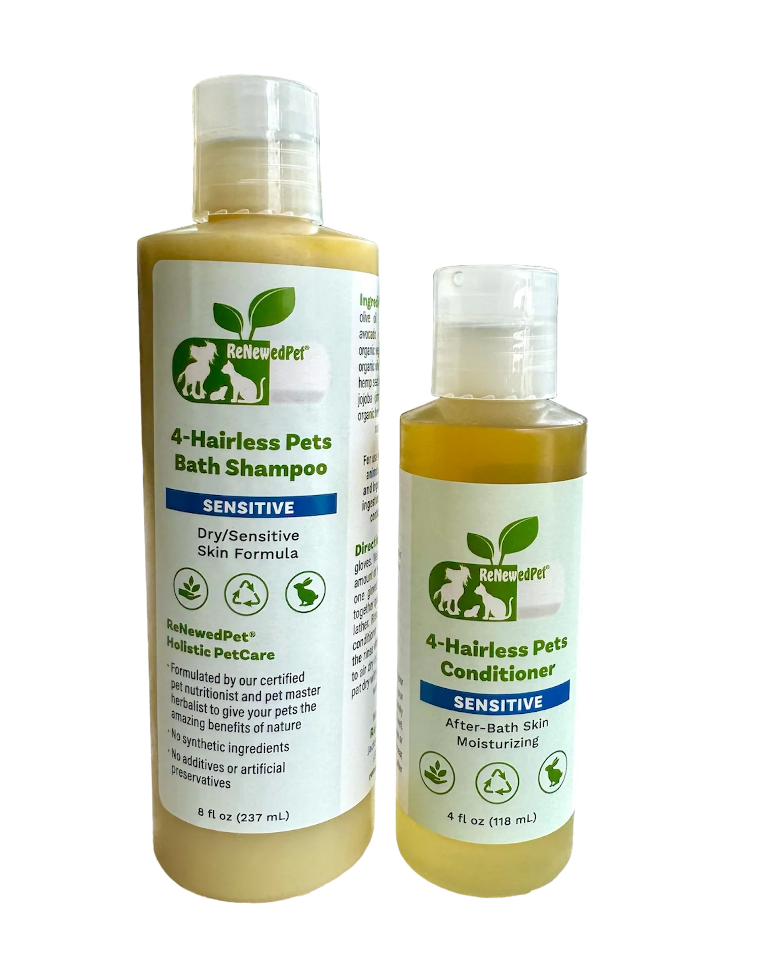 4-HAIRLESS PETS SENSITIVE SHAMPOO & CONDITIONER - Image 3